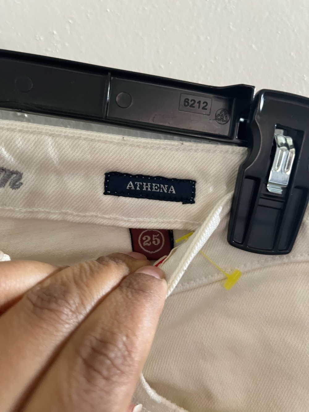 Agave Cream Straight-Leg Jeans for Women - Picture 4 of 8